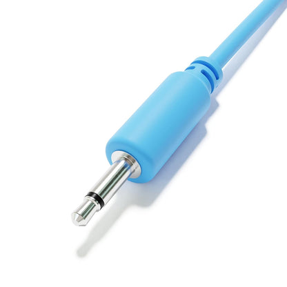 ExcelValley - Mono Modular Patch Cables TS 3.5mm 1/8 inch Eurorack Synthesizer [10-Pack | 20 cm - 7.87"]