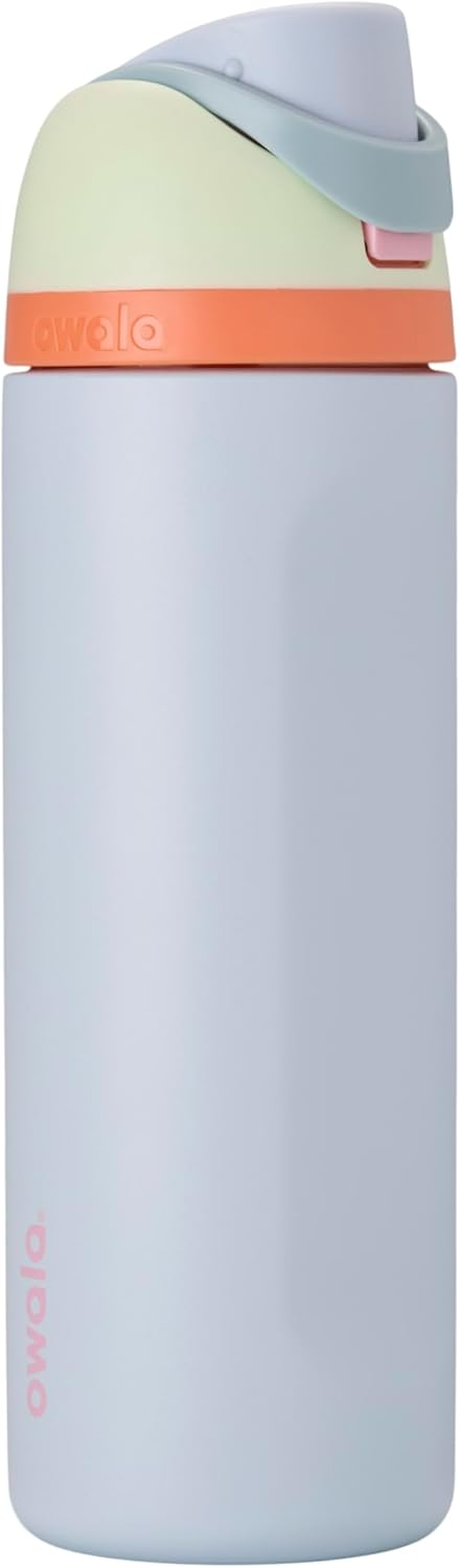 Owala Kids FreeSip Insulated Stainless Steel Water Bottle with Straw, BPA-Free Sports Water Bottle, Great for Travel, 16 oz, Celestial Sphere
