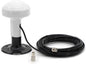 NEWASHAN Marine GPS Antenna External Compatible with Garmin GPSMAP GDU GNC NavTalk Pilot StreetPilot AIS Ship Navigation Receiver Fishfinder Sounder+8M Cable TNC Connector+BNC Adapter+Base