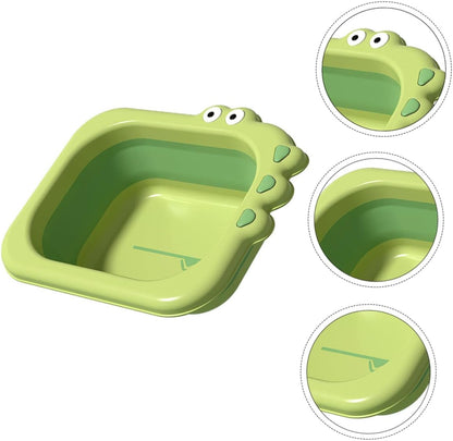 GARVALON Baby Bath Foldable Tub Newborn Shower Present Collapsible Wash Basin for Baby Safe Infant Washbas