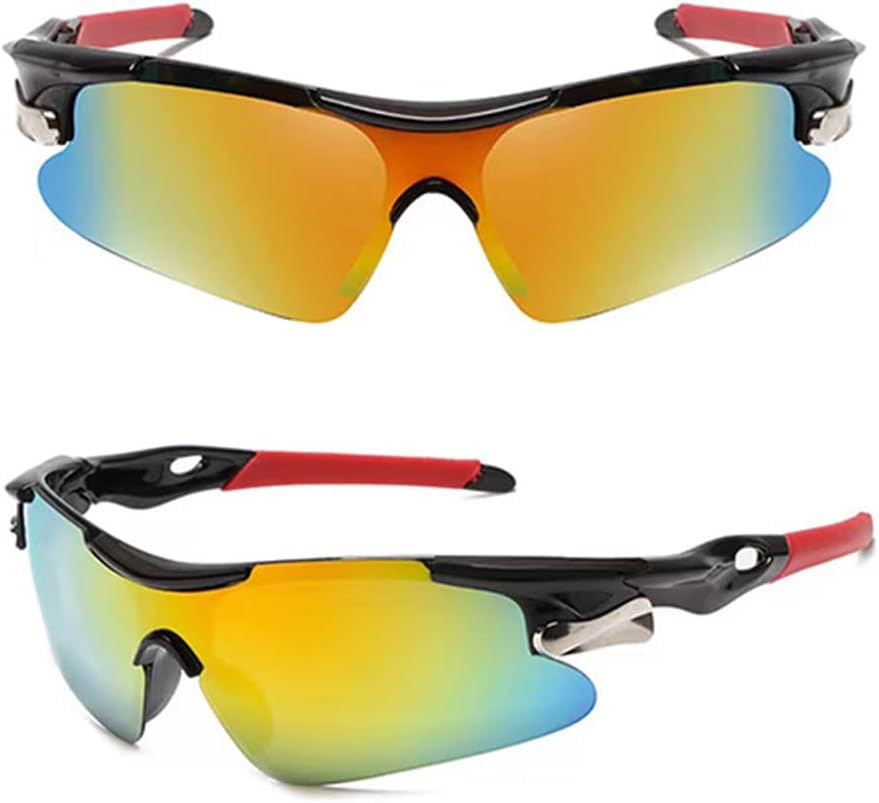 HPLRZXI 3 Pairs of Sports sunglasses Cycling Sunglasses for Men Women Youth Baseball Cycling Fishing motorcycle Running golf, UV Protection.