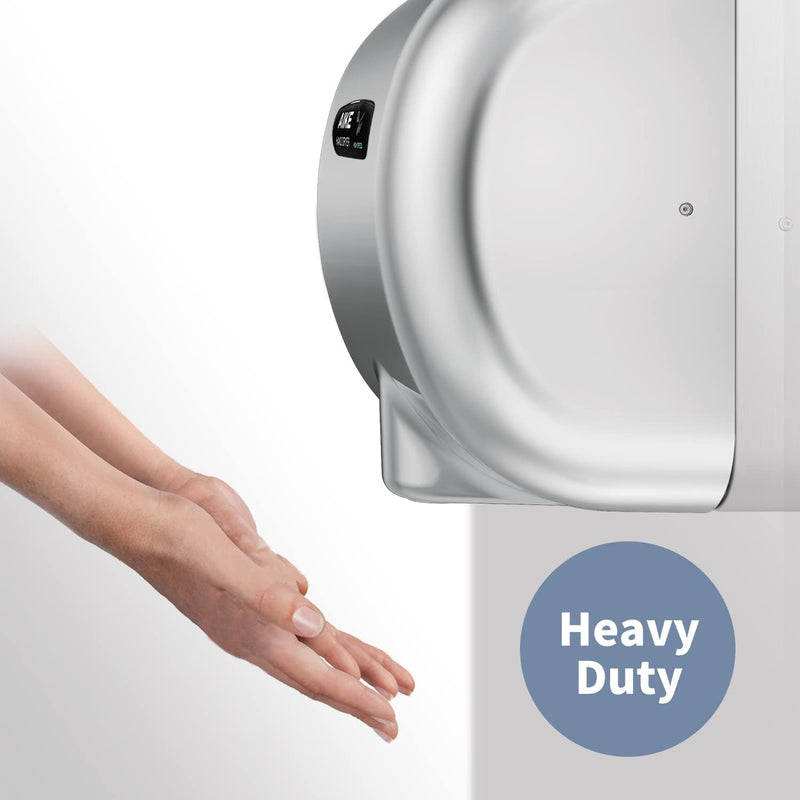 AIKE Surface Mounted High Speed Commercial Hand Dryer CUL Approved 120V 1500W, Brushed Stainless Steel Finish Model AK2800B