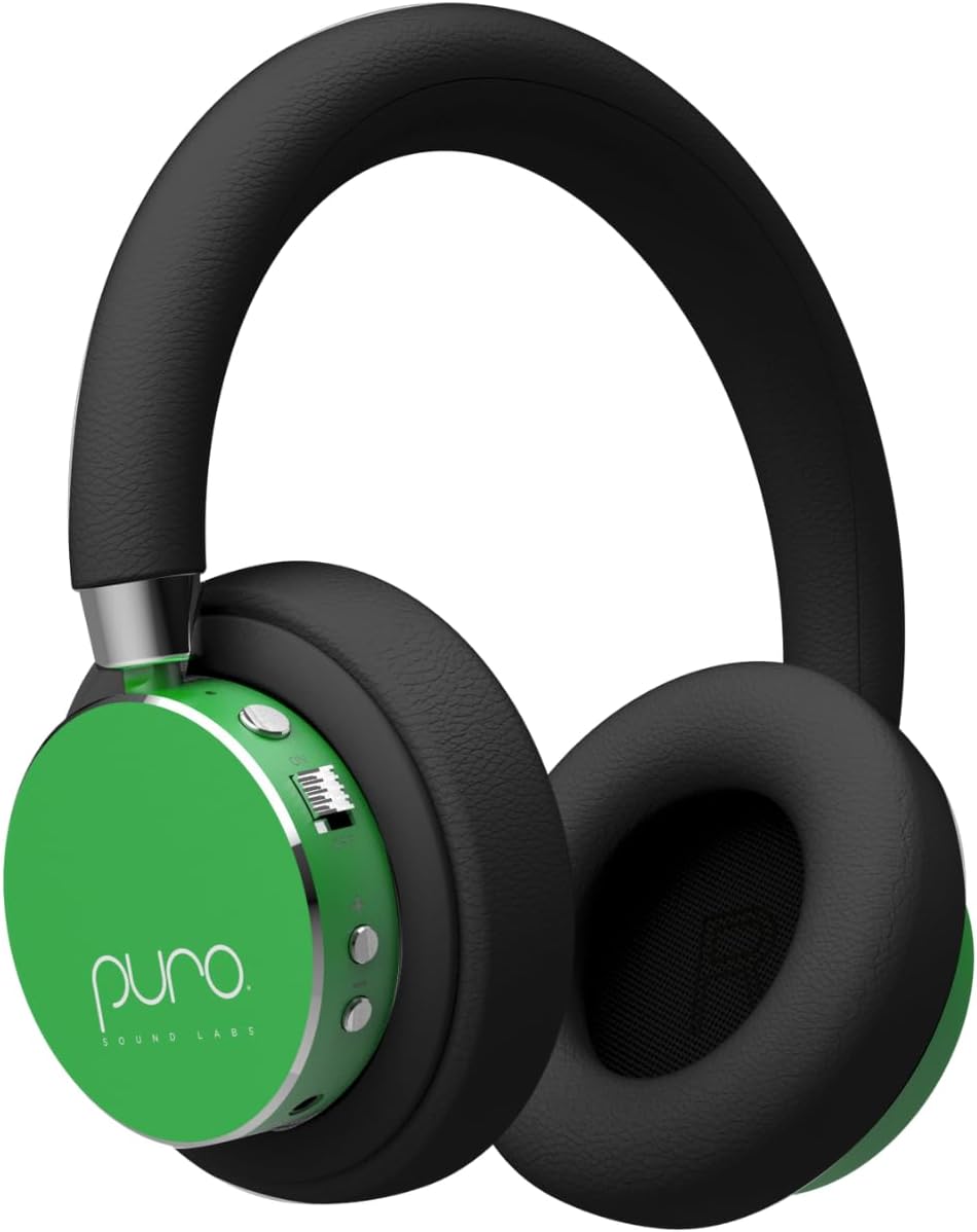 Puro Sound Labs BT2200 Plus Volume Limited Kids’ Bluetooth Headphones (Blue)