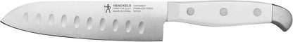 HENCKELS Statement 15Piece White-Handled Knife Block Set with Shears, Sharpening Steel - Dishwasher Safe, Ergonomic Handle