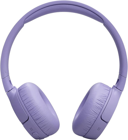 JBL Tune 670NC - Adaptive Noise Cancelling with Smart Ambient Wireless On-Ear Headphones, Up to 70H Battery Life with Speed Charge, Lightweight, Comfortable and Foldable Design (Black)