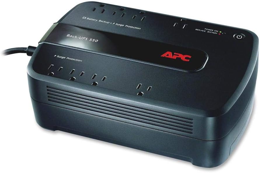 APC BR1000MS Sine Wave UPS Battery Backup & Surge Protector, 1000VA, Backups Pro, Black