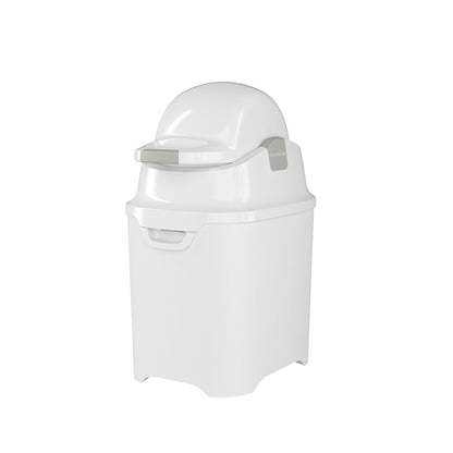 Mini Diaper Pail with Airtight Lid | Odor Control, 30-Diaper Capacity & Standard Bag Compatibility