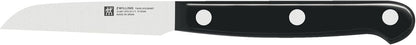 ZWILLING Gourmet 7-Piece Self Sharpening Block Set | Set Contains : 4" Paring | 6" Utility | 5" Tomato/Utility | 8" Bread | 8" Chef | Twin L Multi-Purpose Scissors