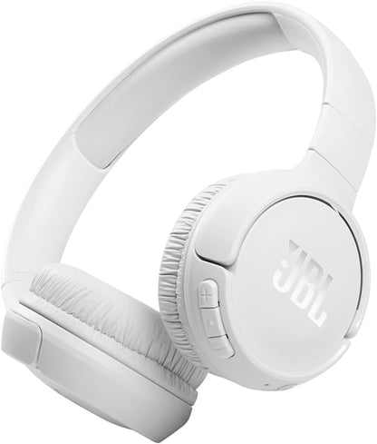 JBL Tune 520BT - Wireless On-Ear Headphones, Up to 57H Battery Life and Speed Charge, Lightweight, Comfortable and Foldable Design, Hands-Free Calls with Voice Aware (Black)