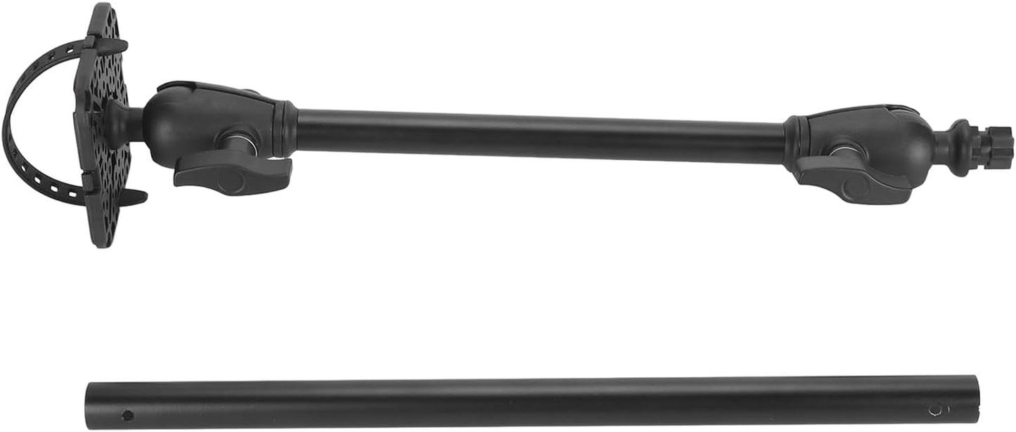 Universal Fish Finder Mounting Bracket, Dual 360 Degree Swivel Ball Mount Stand for Garmin,