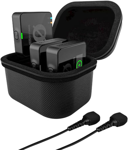 RODE Wireless PRO | Timecode, 32-bit Float On-board Recording, 2 Lavalier Microphones, Smart Charge Case, For Filmmaking and Content Creation