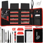 STREBITO 142-in-1 Precision Screwdriver Set – Magnetic Electronics Repair Tool Kit with 120 Bits, Flexible Shaft & Storage Bag - PuriLite