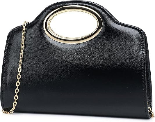 MUDUO Clutch Purse for Women - Evening Bags PU Leather Glitter Fashion Purse Handbag for Wedding Party Daily - PuriLite