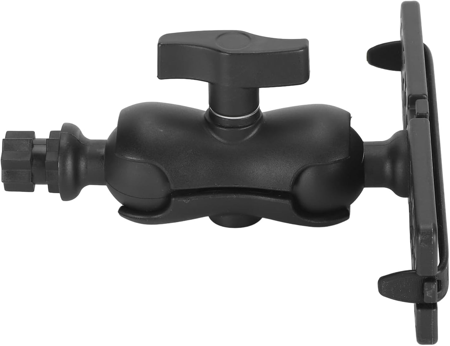 Fish Finder Mount Base,Universal 360° Rotation Fish Finder Bracket,Nylon & Silicone Rotating Ball Hex Base Holder for Marine Boat Kayak