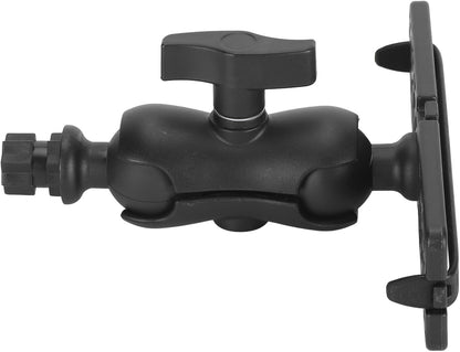 Fish Finder Mount Base,Universal 360° Rotation Fish Finder Bracket,Nylon & Silicone Rotating Ball Hex Base Holder for Marine Boat Kayak