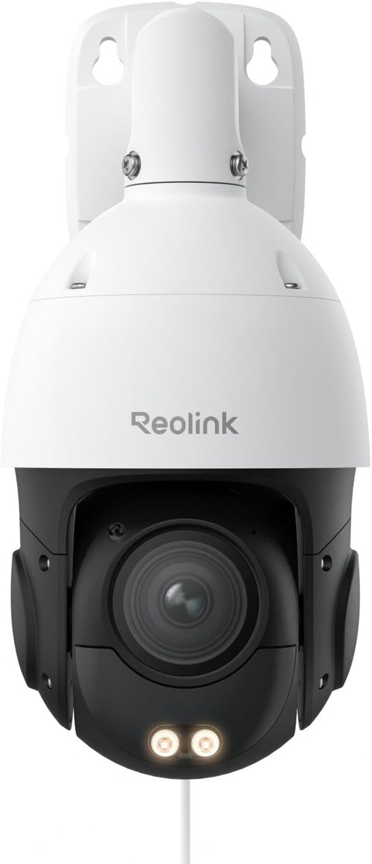 REOLINK Smart 4K/8MP UHD PTZ Dome Security Camera with16X Optical Zoom, Spotlights Color Night Vision, Person/Vehicle/Animal Detection, 2 Way Talk, 24/7 Recording, RLC-823S2