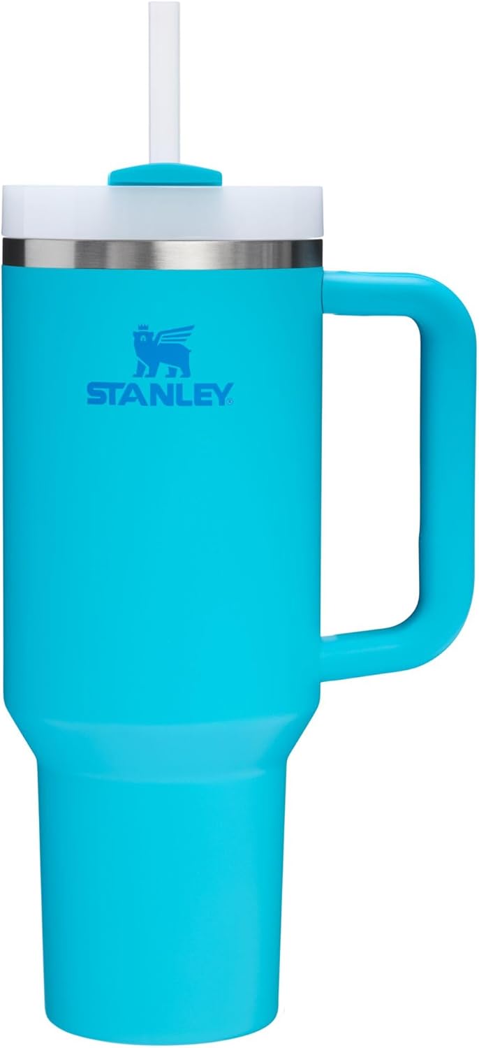 Stanley Quencher H2.0 Tumbler with Handle and Straw 30 oz | Flowstate 3-Position Lid | Cup Holder Compatible for Travel | Insulated Stainless Steel Cup | BPA-Free | Exclusive Lupine