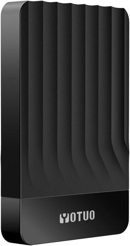 YOTUO 320GB External Hard Drive, Portable Storage Expansion HDD, USB 3.0 & USB-C for PC, Mac, Desktop, Laptop, Smartphone, PS4, Xbox One, Xbox 360, Office & Game, Black