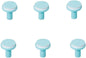 Baby Nail Trimmer Replacement Pads - Jaybva 6PCS Grinding Heads Polish Disc for Standard Electric Nail File Clippers and Cutter Kit Blue Pads for Children 6 Months Up