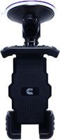 Cummins Windshield Phone Mount CMNWSPH - Suction Cup Phone Holder for Car or Truck Window or Dash Universal Fit - Black