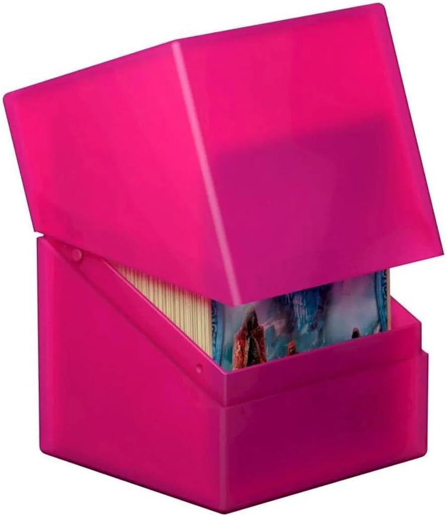 Ultimate Guard Boulder 100+ Classic, Deck Case for 100 Double-Sleeved TCG Cards, Onyx, Secure & Durable Storage for Trading Card Games, Soft-Touch Finish