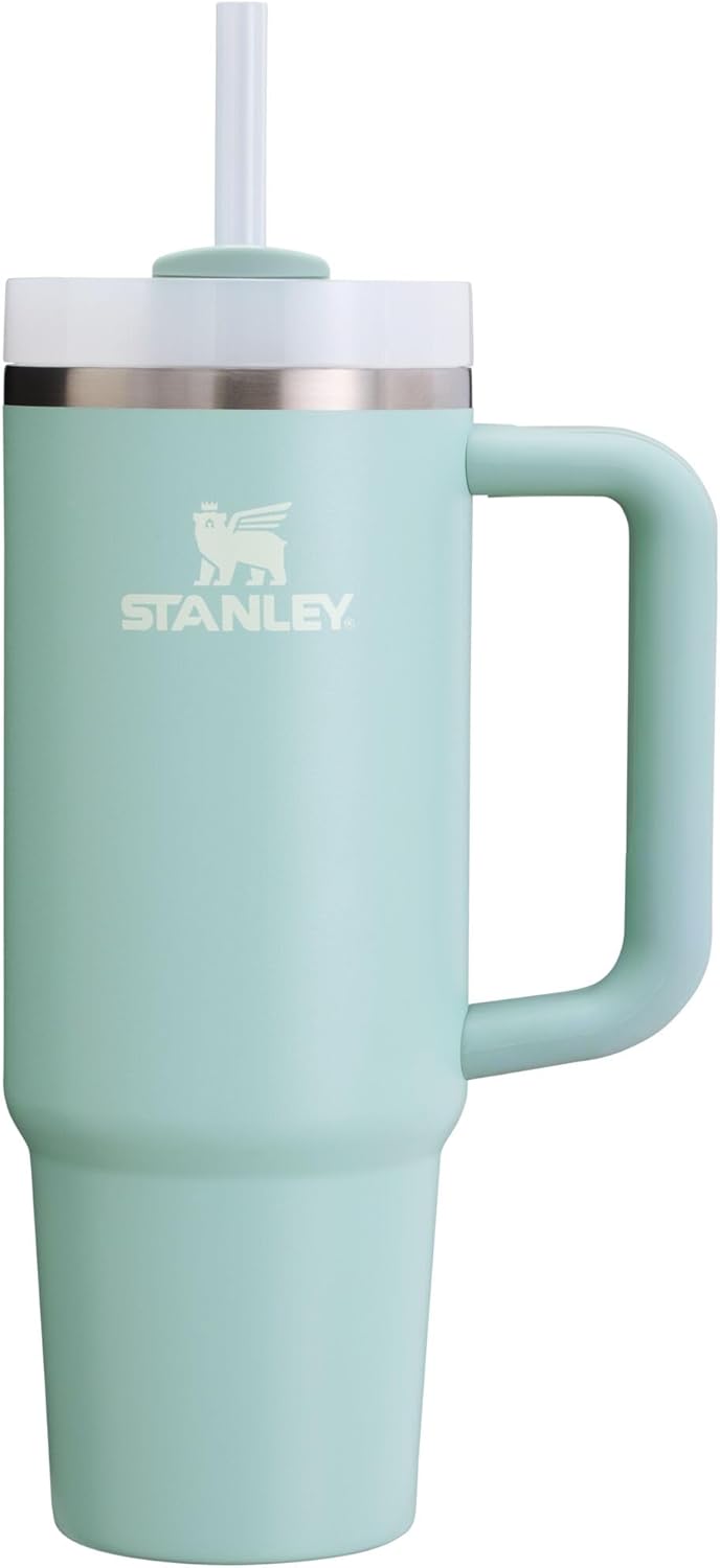 Stanley Quencher H2.0 Tumbler with Handle and Straw 30 oz | Flowstate 3-Position Lid | Cup Holder Compatible for Travel | Insulated Stainless Steel Cup | BPA-Free | Exclusive Lupine