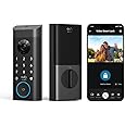eufy Security Video Smart Lock S330,Doorbell Camera with Chime, 3-in-1 Camera+Doorbell+Fingerprint Keyless Entry Door Lock,BHMA, WiFi Door Lock,App Remote Control,2K HD,No Monthly Fee,SD Card Required