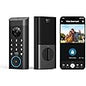 eufy Security Video Smart Lock S330,Doorbell Camera with Chime, 3-in-1 Camera+Doorbell+Fingerprint Keyless Entry Door Lock,BHMA, WiFi Door Lock,App Remote Control,2K HD,No Monthly Fee,SD Card Required