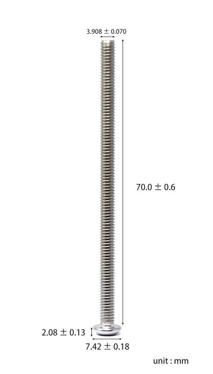 iexcell 50 Pcs M6 x 20mm Thread Pitch 1 mm Stainless Steel 304 Hex Socket Button Head Cap Screws Bolts Kit