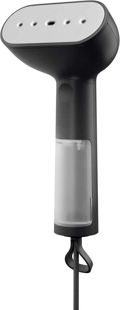Steamery Handheld Clothes Steamer Cirrus X, 1200W, Steam Output 0.71 oz/min, Heat up in 20 Seconds, Portable, Minimalistic, Scandinavian design, Onyx