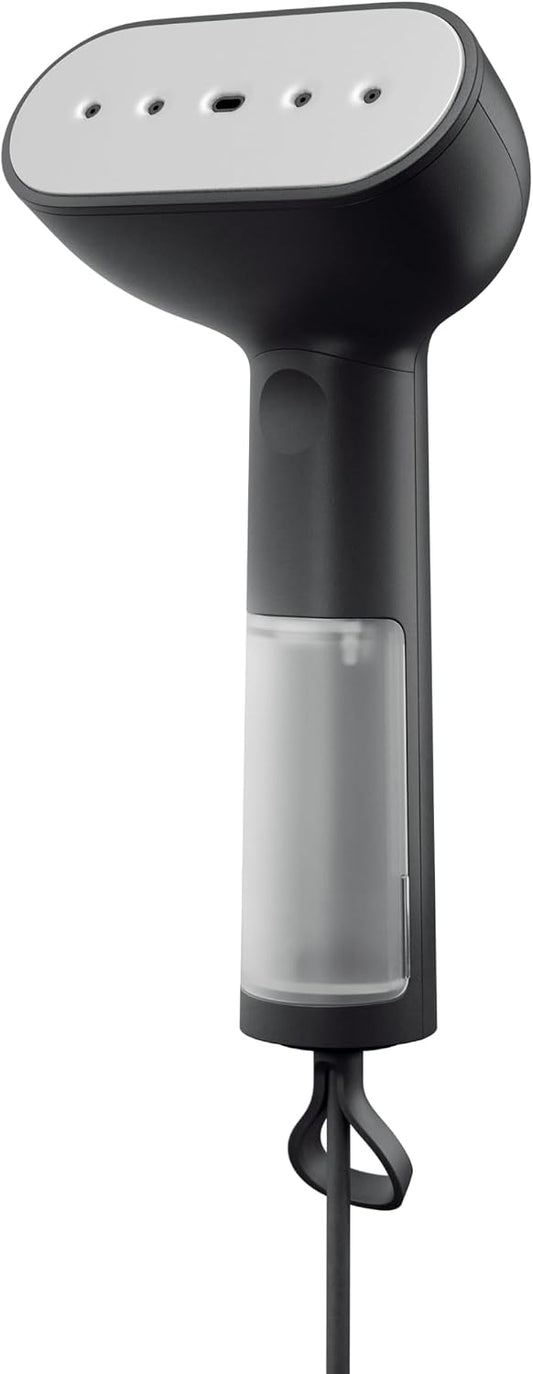Steamery Handheld Clothes Steamer Cirrus X, 1200W, Steam Output 0.71 oz/min, Heat up in 20 Seconds, Portable, Minimalistic, Scandinavian design, Onyx