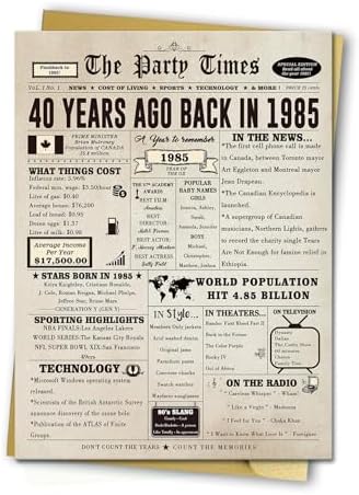 Large 50 Years Old Birthday Gifts for Women Men,Happy 50th Birthday Card for Husband Wife, Retro 50 Years Old Birthday Gifts for Mom Dad