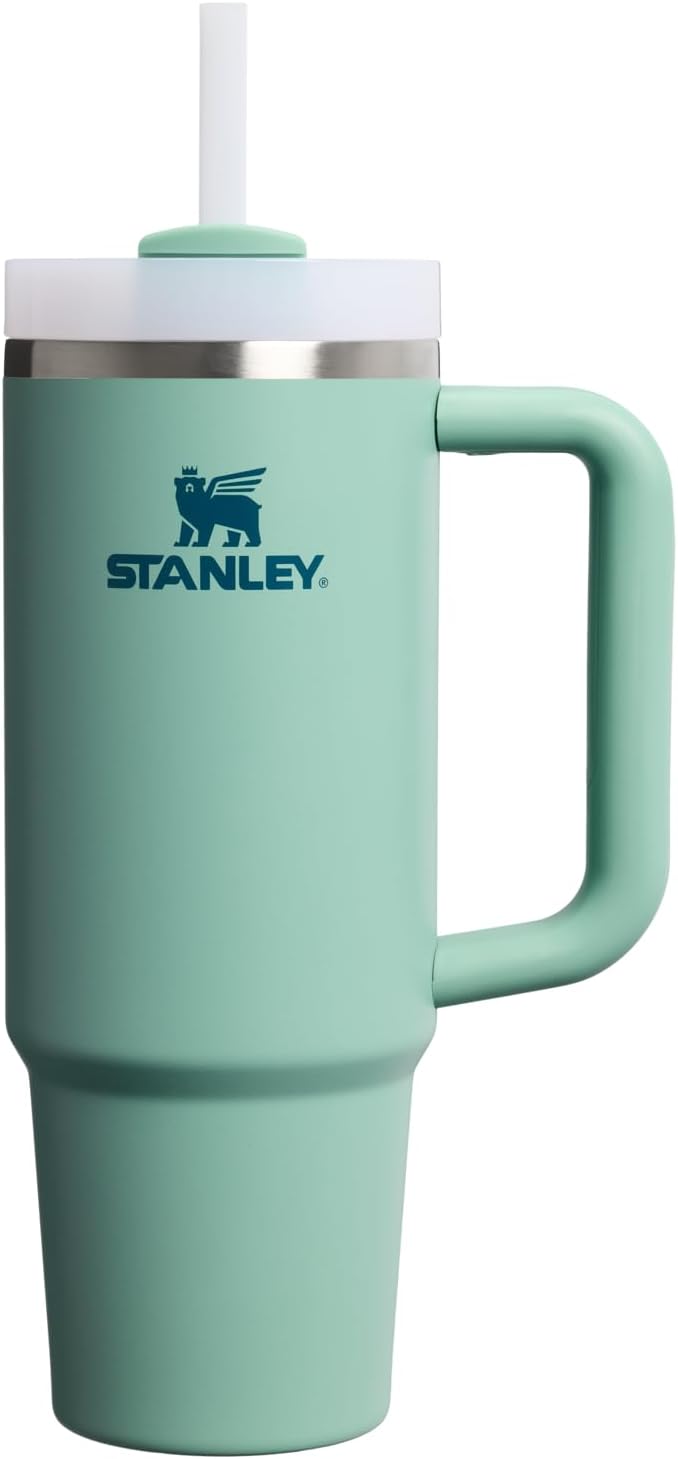 Stanley Quencher H2.0 Tumbler with Handle and Straw 30 oz | Flowstate 3-Position Lid | Cup Holder Compatible for Travel | Insulated Stainless Steel Cup | BPA-Free | Exclusive Lupine