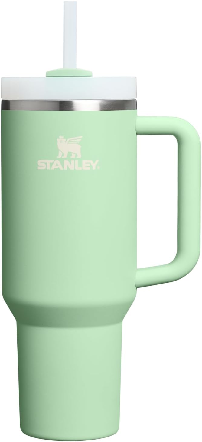 Stanley Quencher H2.0 Tumbler with Handle and Straw 30 oz | Flowstate 3-Position Lid | Cup Holder Compatible for Travel | Insulated Stainless Steel Cup | BPA-Free | Exclusive Lupine