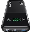 INIU 140W Power Bank, 25000mAh High Capacity Portable Charger, USB C in&Out, Smart Display, Compatible with iPhone 15, MacBook, Laptop, etc.