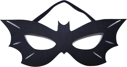 SOUTHSKY Batgirl Costume Mask,Black Red Eye Mask Half Face Masks For Halloween Carnival Costume Cosplay Raves Party