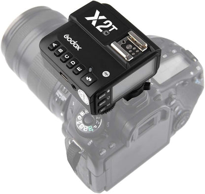 Godox X2T-C E-TTL II Wireless Flash Trigger 2.4G Wireless Transmitter Compatible with Canon DSLR Camera Godox V1 TT685C TT350C V860II-C TT600 AD200Pro iPhone X/8/8 Plus Huawei P20 Pro/Mate 10