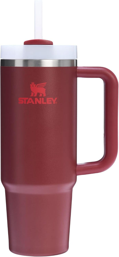 Stanley Quencher H2.0 Tumbler with Handle and Straw 30 oz | Flowstate 3-Position Lid | Cup Holder Compatible for Travel | Insulated Stainless Steel Cup | BPA-Free | Exclusive Lupine