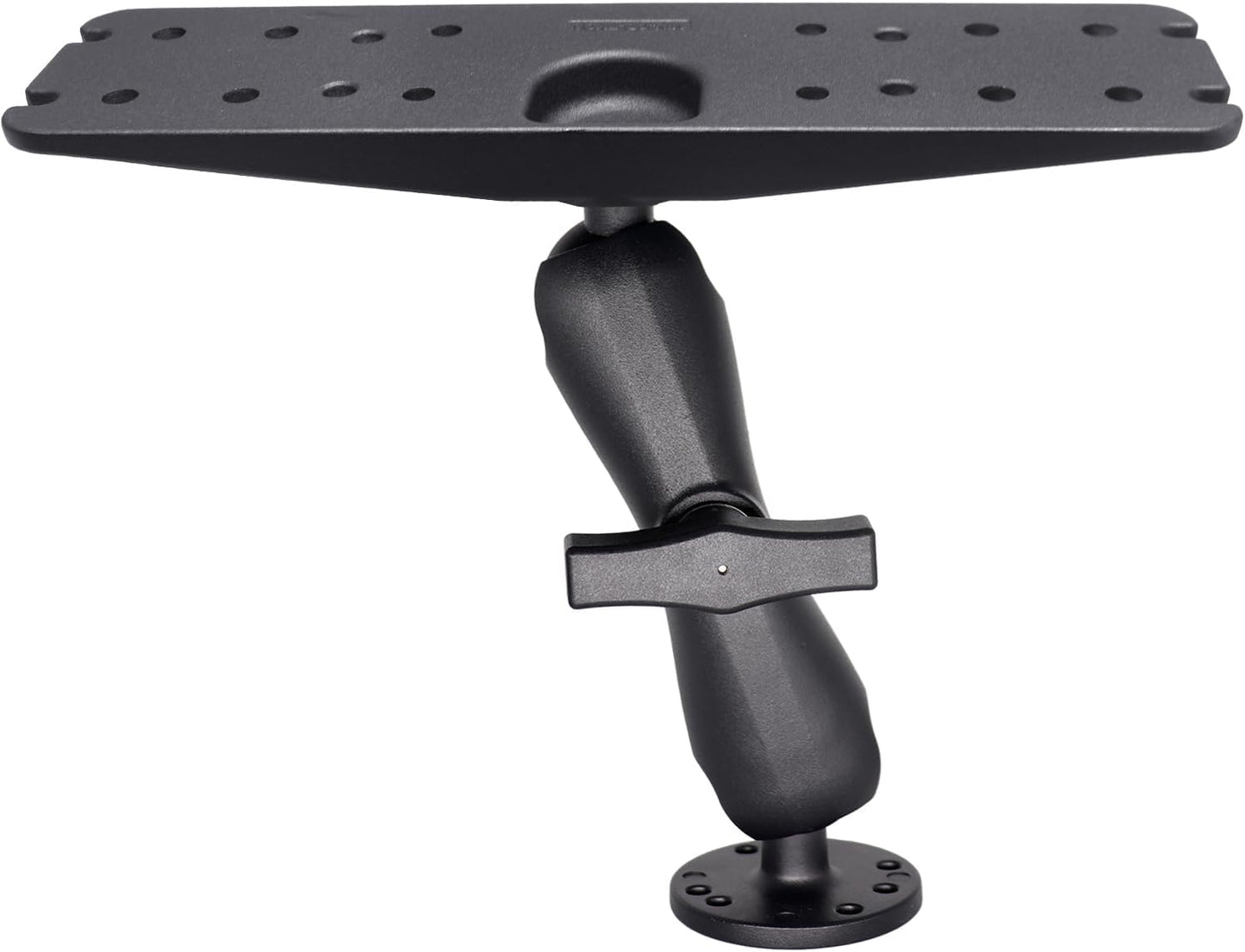 WINDFRD 1.5" Ball Fish Finder Mount for 9" to 12" Large Fishfinder, Marine Electronic Depth Finder Mount with C Size Ball, Compatible with Garmin, Lowrance, Humminbird and More