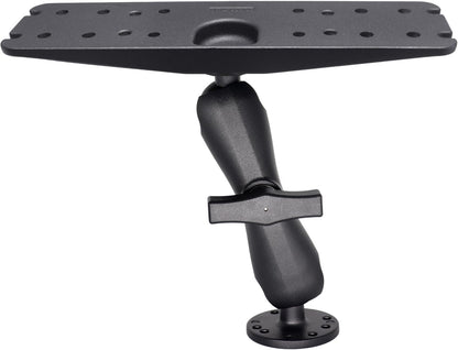 WINDFRD 1.5" Ball Fish Finder Mount for 9" to 12" Large Fishfinder, Marine Electronic Depth Finder Mount with C Size Ball, Compatible with Garmin, Lowrance, Humminbird and More