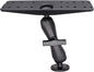 WINDFRD 1.5" Ball Fish Finder Mount for 9" to 12" Large Fishfinder, Marine Electronic Depth Finder Mount with C Size Ball, Compatible with Garmin, Lowrance, Humminbird and More