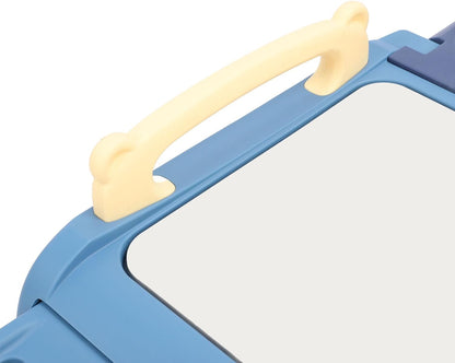 Foldable Baby Shampoo Chair, Adjustable Length Kids Hair Washing Bath Seat with Shampoo Basin and Head Cushion Soft Armrests, Non Slip Bath Chair for Children (Blue)