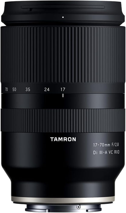 Tamron 17-70mm f/2.8 Di III-A VC RXD Lens for Sony E APS-C Mirrorless Cameras (6 Year Limited Canadian Warranty for New Lenses Only)