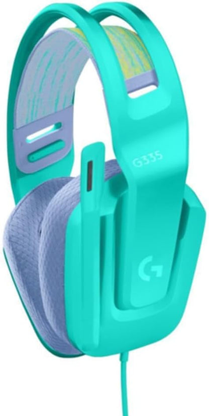 Logitech G535 Lightspeed Wireless Gaming Headset - Lightweight on-Ear Headphones, flip to Mute mic, Stereo, USB Rechargeable - Black