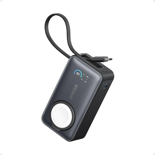 Anker MagGo Power Bank for Apple Watch, 10,000mAh 35W Max Portable Charger | Officially certified, for iPhone 17/16/15 series, Samsung, iPad, AirPods and more
