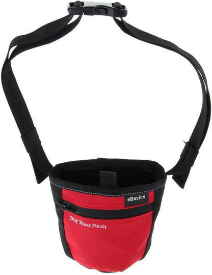 eBasics Dog Treat Pouch for Training Doggie Puppy Snack Reward Pouch Bait Bag Pet Treat Carrier Holder with Clip Waist Belt Magnetic Opening