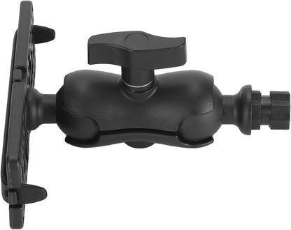 Fish Finder Mount Base,Universal 360° Rotation Fish Finder Bracket,Nylon & Silicone Rotating Ball Hex Base Holder for Marine Boat Kayak
