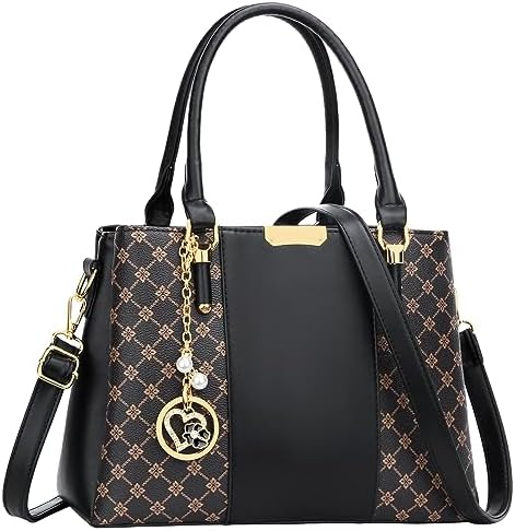 KKXIU Trendy Tote Bag for Women Lightweight Oxford Big Capacity Shoulder Purses and Handbags