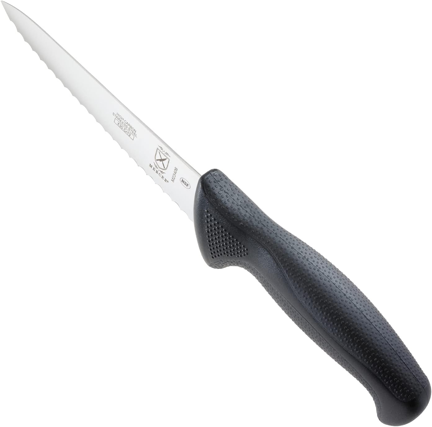 Mercer Culinary M23860 Millennia Black Handle, 8.5-Inch Narrow, Fillet Knife