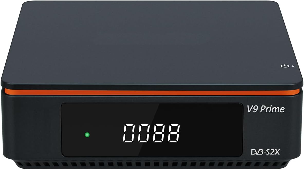 V9 Prime Digital Satellite Receiver H.265 FTA Free to Air DVB-S/S2/S2X 10bit HEVC Built-in 2.4G WiFi Support CA Card, Biss Auto Roll